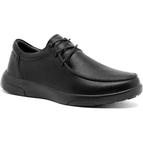OrthoComfoot Orthopedic Comfortable Oxford Dress for Mens, Casual Plantar Fasciitis Fashion Sneakers with Arch Support, Orthotic Leather Walking Shoes for Foot and Heel Pain Relief