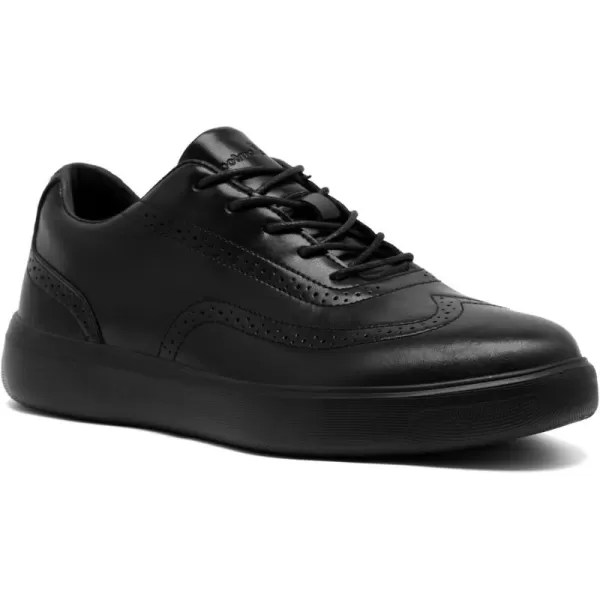 OrthoComfoot Orthopedic Leather Dress Shoes for Mens, Comfortable Plantar Fasciitis Casual Oxford with Arch Support, Durable Walking Shoes for Foot and Heel Pain Relief