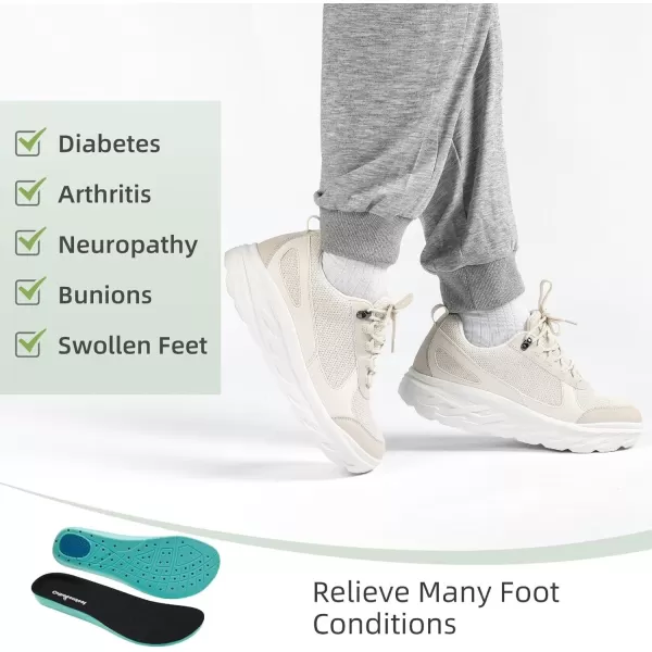 OrthoComfoot Orthopedic Shoes for Mens Wide Width Toe Box, Comfortable Diabetic Fashion Sneakers with Arch Support, Casual Plantar Fasciitis Hammer Toes Shoes for Foot and Heel Pain Relief