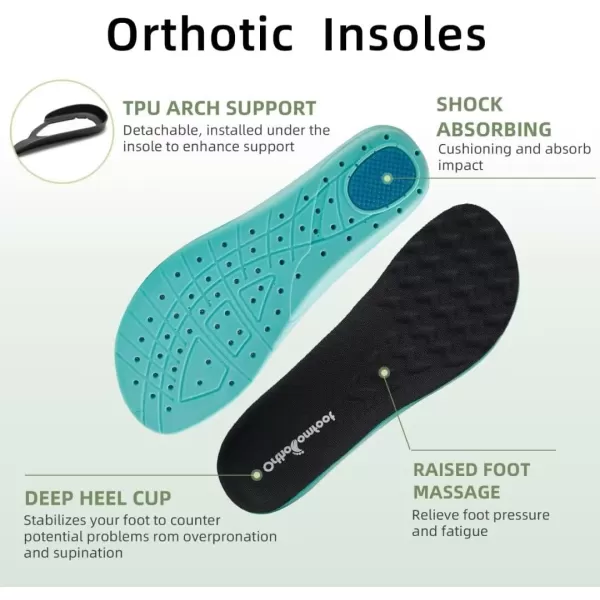 OrthoComfoot Orthopedic Shoes for Mens Wide Width Toe Box, Comfortable Diabetic Fashion Sneakers with Arch Support, Casual Plantar Fasciitis Hammer Toes Shoes for Foot and Heel Pain Relief