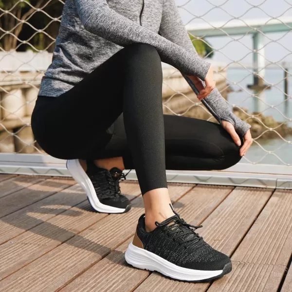 OrthoComfoot Women's Orthopedic Breathable Sneakers, Cushioned Arch Support Walking Shoes for Plantar Fasciitis, Orthotic Soft Casual Fashion Sneakers for Ankle and Foot Pain Relief