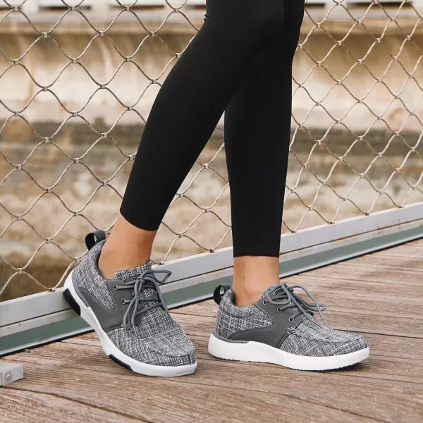 OrthoComfoot Women's Orthopedic Comfortable Walking Sneakers, Adjustable Arch Support Canvas Shoes for Plantar Fasciitis, Cushioned Driving Shoes for Foot and Ankle Pain