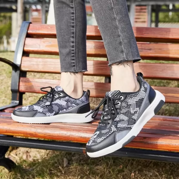 OrthoComfoot Women's Orthopedic Walking Shoes, Comfortable Outdoor Fashion Sneakers with Arch Support, Ultralight Casual Sneakers for Heel and Foot Pain Relief