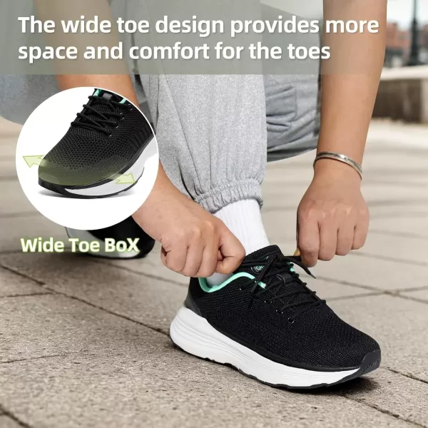 Orthocomfoot Orthopedic Breathable Fashion Sneakers for Womens, Comfortable Cushion Arch Support Walking Shoes for Plantar Fasciitis, Orthotic Casual Thick Sole Sneakers for Ankle and Foot Pain Relief