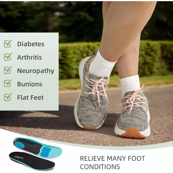 Orthocomfoot Orthopedic Breathable Fashion Sneakers for Womens, Comfortable Cushion Arch Support Walking Shoes for Plantar Fasciitis, Orthotic Casual Thick Sole Sneakers for Ankle and Foot Pain Relief