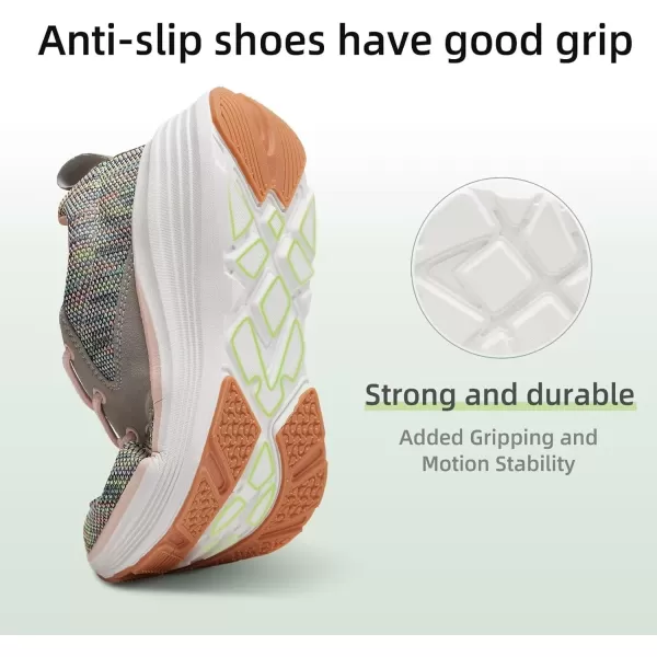 Orthocomfoot Orthopedic Breathable Fashion Sneakers for Womens, Comfortable Cushion Arch Support Walking Shoes for Plantar Fasciitis, Orthotic Casual Thick Sole Sneakers for Ankle and Foot Pain Relief
