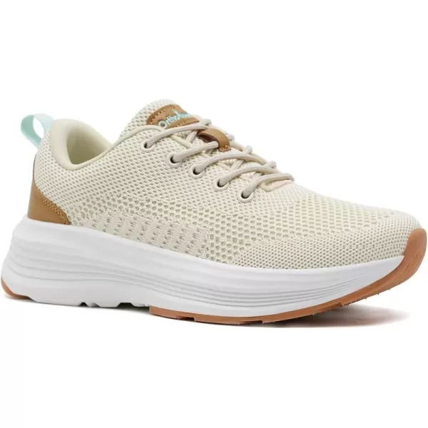 Orthocomfoot Orthopedic Breathable Fashion Sneakers for Womens, Comfortable Cushion Arch Support Walking Shoes for Plantar Fasciitis, Orthotic Casual Thick Sole Sneakers for Ankle and Foot Pain Relief