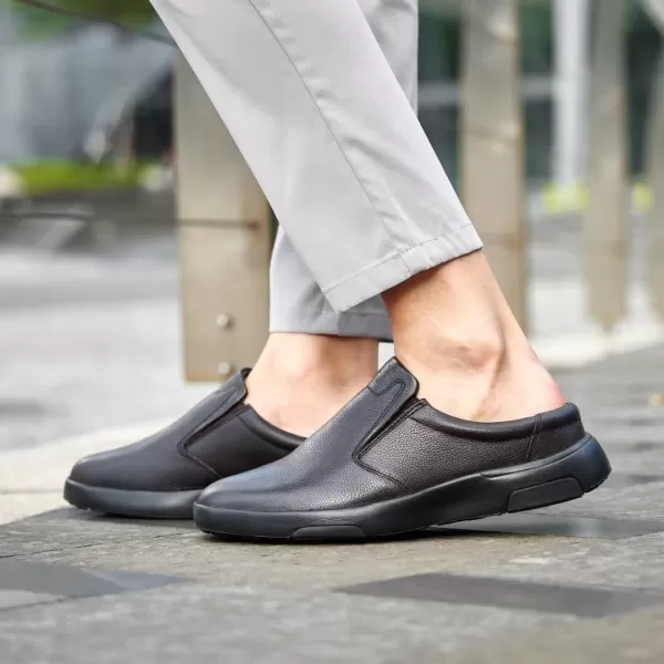 OrthoComfoot Men's Orthopedic Comfortable Oxford Dress Shoes for Plantar Fasciitis, Orthotic Genuine Leather Loafers with Arch Support, Casual Walking Shoes for Foot and Heel Pain Relief