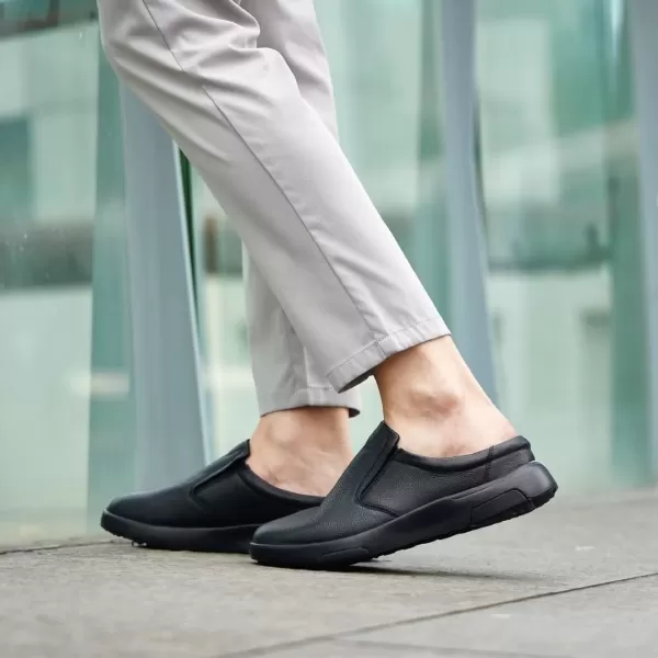 OrthoComfoot Men's Orthopedic Comfortable Oxford Dress Shoes for Plantar Fasciitis, Orthotic Genuine Leather Loafers with Arch Support, Casual Walking Shoes for Foot and Heel Pain Relief
