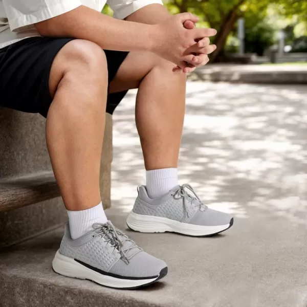 OrthoComfoot Men's Orthopedic Comfortable Walking Shoes, Casual Arch Support Casual Shoes for Plantar Fasciitis, Orthotic Soft Thick Sole Sneakers for Foot and Heel Pain Relief