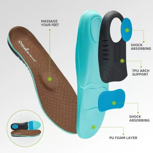 OrthoComfoot Men's Orthopedic Slip-On Shoes, Light-Weight Arch Support Walking Loafers with Cushion Sole, Comfortable Casual Orthotic Shoes for Foot and Heel Pain Relief