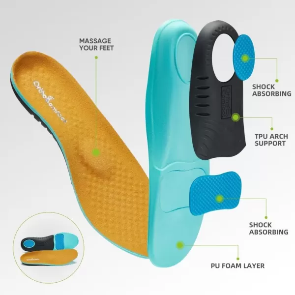 OrthoComfoot Men's Orthopedic Slip-On Shoes, Light-Weight Arch Support Walking Loafers with Cushion Sole, Comfortable Casual Orthotic Shoes for Foot and Heel Pain Relief