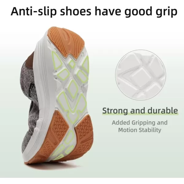 OrthoComfoot Men's Orthopedic Walking Shoes for Plantar Fasciitis, Comfortable Arch Support Slip-On Shoes, Cushioned Thick Sole Sneakers for Foot and Heel Pain Relief