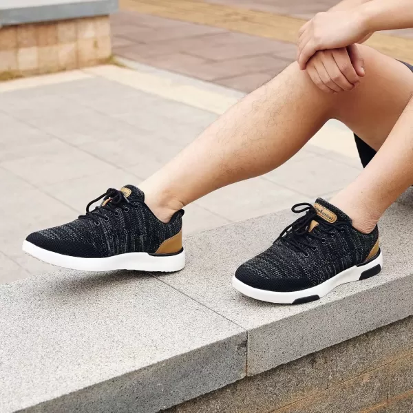 OrthoComfoot Men's Orthopedic Walking Shoes for Plantar Fasciitis Relief, Comfortable Arch Support Casual Fashion Sneakers, Cushioned Orthotic Slip-On for Foot and Heel Pain