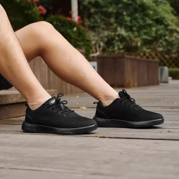 OrthoComfoot Men's Orthopedic Walking Shoes for Plantar Fasciitis Relief, Comfortable Arch Support Casual Fashion Sneakers, Cushioned Orthotic Slip-On for Foot and Heel Pain