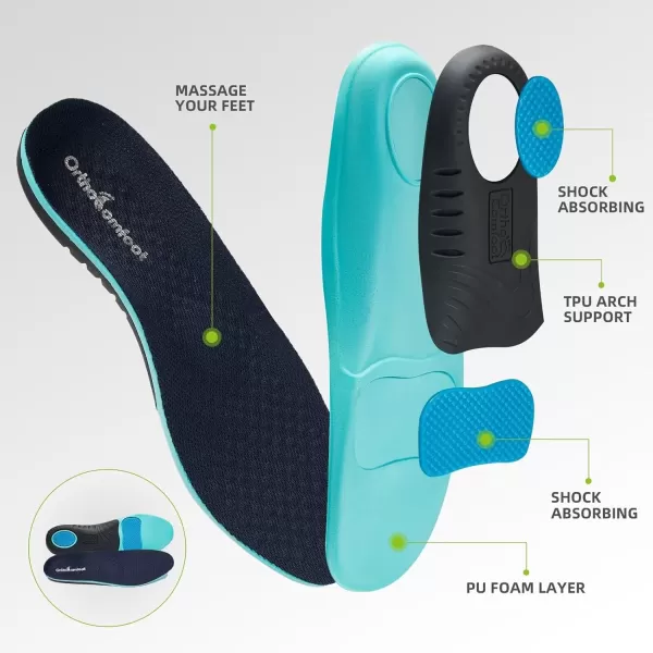 OrthoComfoot Men's Orthopedic Walking Shoes with Arch Support, Comfortable Cushioned Slip-On Shoes for Plantar Fasciitis Relief, Breathable Orthotic Loafers for Foot and Heel Pain