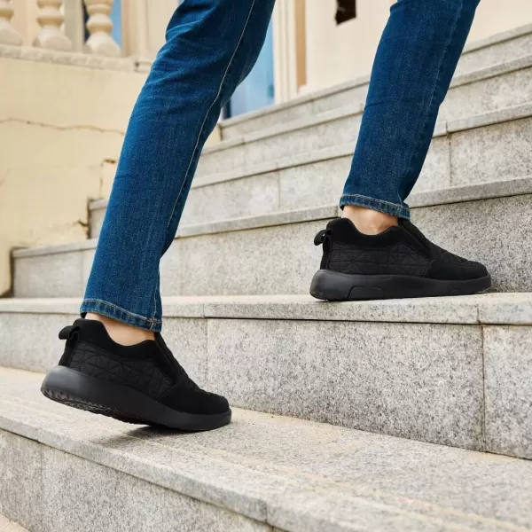 OrthoComfoot Mens Orthopedic Walking Shoes with Arch Support, Comfortable Plantar Fasciitis Slip-On Shoes for Heel Foot Pain Relief, Causal Orthotic Driving Loafers