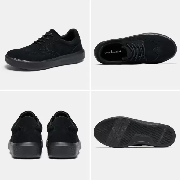 OrthoComfoot Men's Orthotic Sneakers with Arch Support, Ergonomic Shoes for Plantar Fasciitis, Comfort Casual Shoes for Ankle and Heel Pain Relief