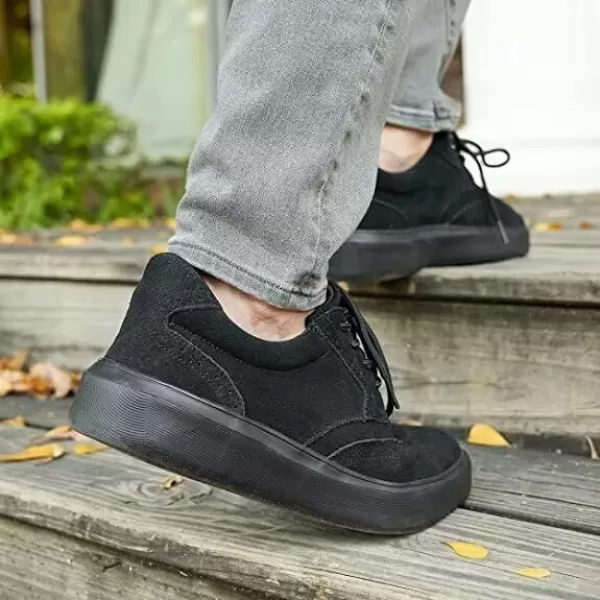 OrthoComfoot Men's Orthotic Sneakers with Arch Support, Ergonomic Shoes for Plantar Fasciitis, Comfort Casual Shoes for Ankle and Heel Pain Relief