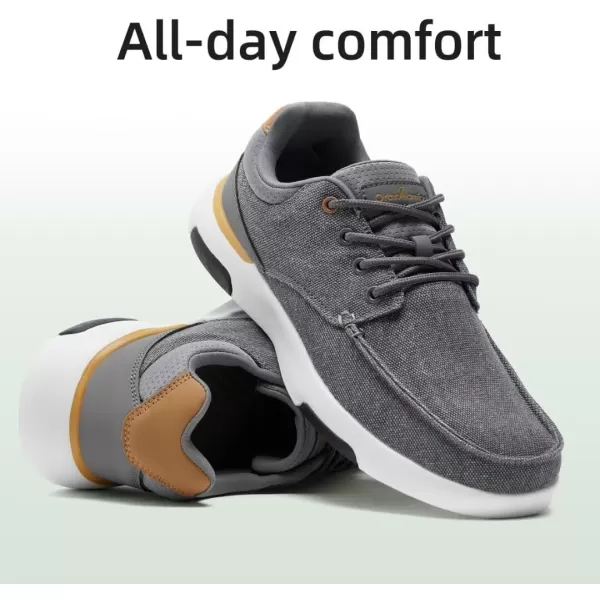 OrthoComfoot Orthopedic Comfortable Walking Shoes for Mens, Casual Plantar Fasciitis Shoes with Arch Support, Adjustable Cushion Orthotic Fashion Sneakers for Foot and Heel Pain