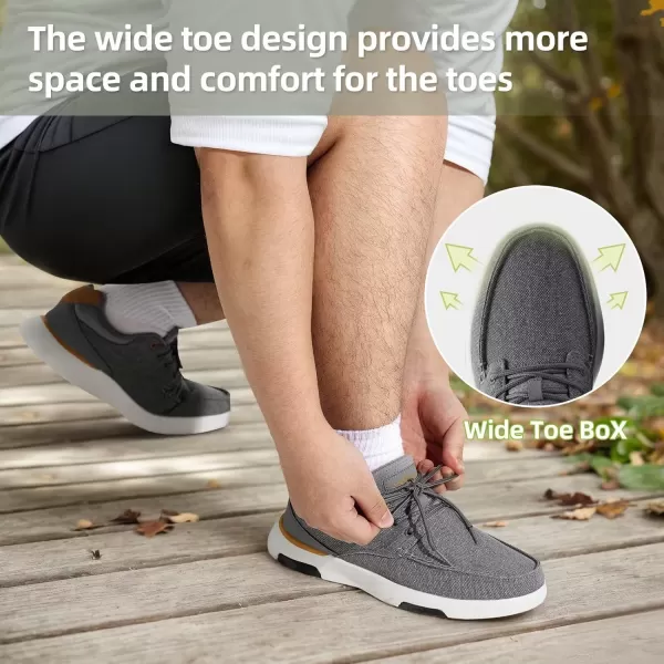 OrthoComfoot Orthopedic Comfortable Walking Shoes for Mens, Casual Plantar Fasciitis Shoes with Arch Support, Adjustable Cushion Orthotic Fashion Sneakers for Foot and Heel Pain