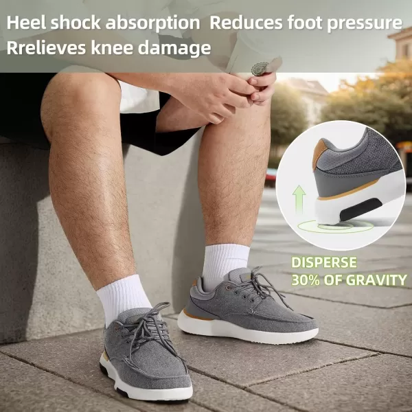 OrthoComfoot Orthopedic Comfortable Walking Shoes for Mens, Casual Plantar Fasciitis Shoes with Arch Support, Adjustable Cushion Orthotic Fashion Sneakers for Foot and Heel Pain