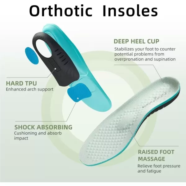OrthoComfoot Orthopedic Comfortable Walking Shoes for Mens, Casual Plantar Fasciitis Shoes with Arch Support, Adjustable Cushion Orthotic Fashion Sneakers for Foot and Heel Pain