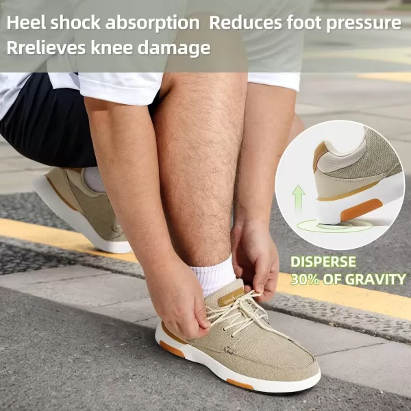 OrthoComfoot Orthopedic Comfortable Walking Shoes for Mens, Casual Plantar Fasciitis Shoes with Arch Support, Adjustable Cushion Orthotic Fashion Sneakers for Foot and Heel Pain