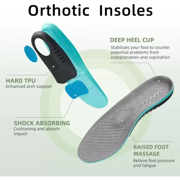 OrthoComfoot Orthopedic Comfortable Walking Shoes for Mens, Casual Plantar Fasciitis Shoes with Arch Support, Adjustable Cushion Orthotic Fashion Sneakers for Foot and Heel Pain