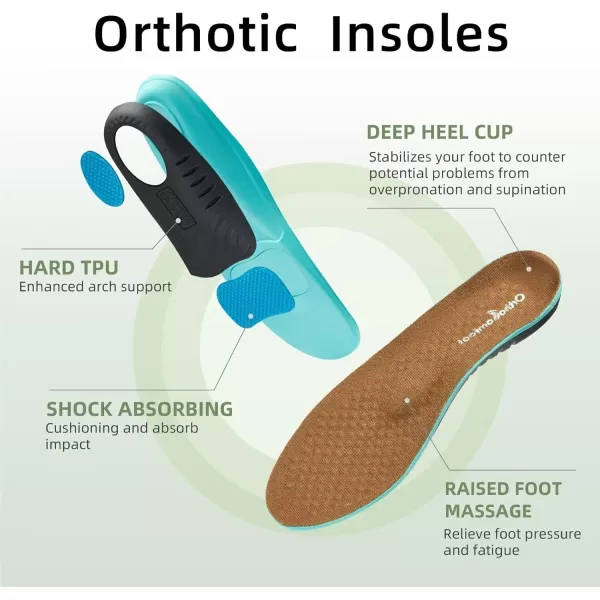 OrthoComfoot Orthopedic Walking Shoes with Arch Support for Mens, Leather Slip-On Loafers for Plantar Fasciitis, Comfortable Orthotic Dress Shoes for Foot and Heel Pain Relief