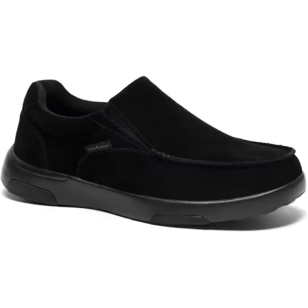 OrthoComfoot Men's Orthopedic Casual Walking Shoes with Arch Support, Suede Leather Dress Slip-Ons Loafers for Plantar Fasciitis, Comfortable Non-Slip Shoes for Foot and Heel Pain Relief
