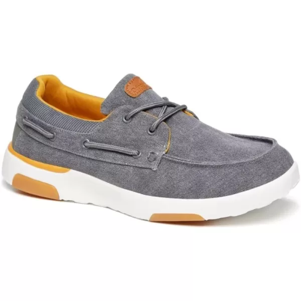 OrthoComfoot Men's Orthopedic Comfortable Slip On Shoes for Plantar Fasciitis, Casual Canvas Loafers with Arch Support, Orthotic Walking Shoes for Foot and Heel Pain