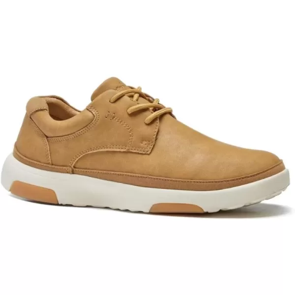 OrthoComfoot Men's Orthopedic Dress Oxford with Arch Support, Comfortable Outdoor Fashion Sneakers for Plantar Fasciitis, Causal Genuine Leather Walking Shoes for Heel Foot Pain Relief