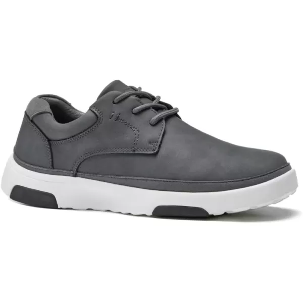 OrthoComfoot Men's Orthopedic Dress Oxford with Arch Support, Comfortable Outdoor Fashion Sneakers for Plantar Fasciitis, Causal Genuine Leather Walking Shoes for Heel Foot Pain Relief