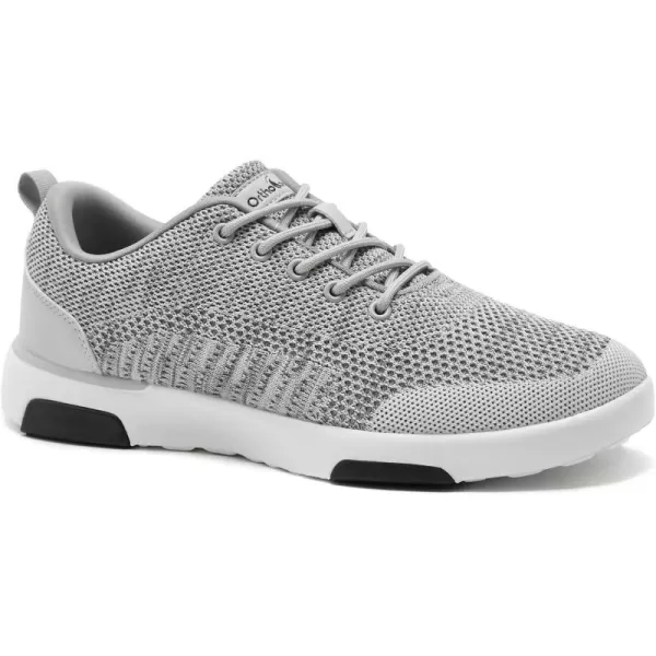 OrthoComfoot Men's Orthopedic Walking Shoes for Plantar Fasciitis Relief, Comfortable Arch Support Casual Fashion Sneakers, Cushioned Orthotic Slip-On for Foot and Heel Pain