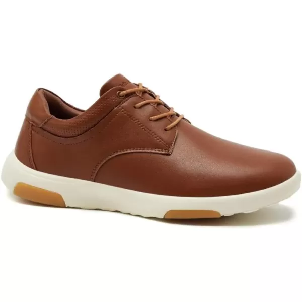 OrthoComfoot Orthopedic Leather Dress Shoes for Mens, Comfortable Orthotic Oxford with Arch Support, Casual Plantar Fasciitis Walking Shoes for Foot and Heel Pain Relief