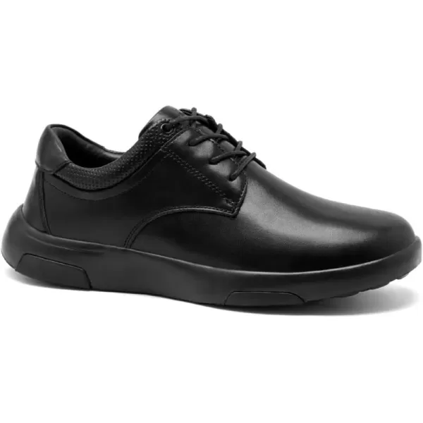 OrthoComfoot Orthopedic Leather Dress Shoes for Mens, Comfortable Orthotic Oxford with Arch Support, Casual Plantar Fasciitis Walking Shoes for Foot and Heel Pain Relief