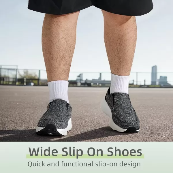 OrthoComfoot Men's Orthopedic Fashion Sneakers for Plantar Fasciitis: Comfortable Arch Support Walking Shoes, Orthotic Cushioned Thick Sole Sneakers for Foot and Heel Pain Relief