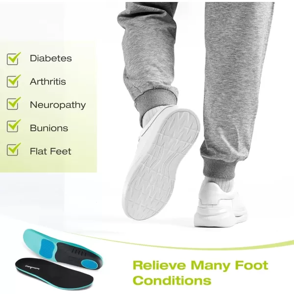 OrthoComfoot Men's Orthopedic Leather Dress Fashion Sneakers: Comfortable Arch Support Leather Oxfords for Plantar Fasciitis, Orthotic Casual Walking Shoes for Foot and Heel Pain Relief