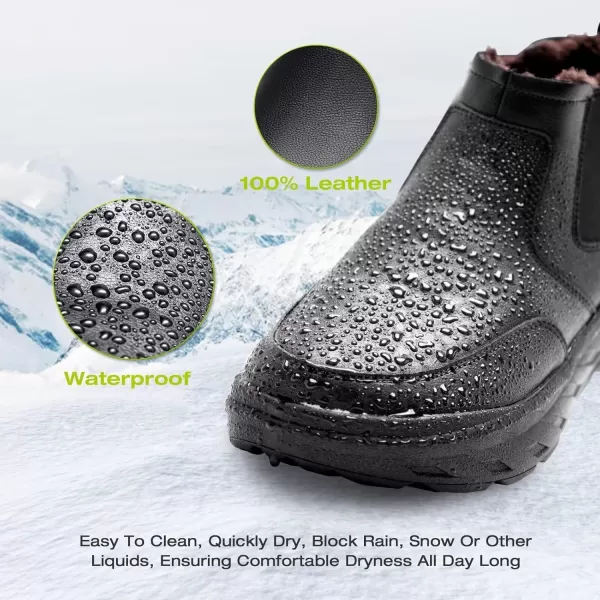 OrthoComfoot Women's Orthopedic Wide Leather Winter Ankle Boots: Comfortable Arch Support Dress Shoes for Diabetic, Casual Plantar Fasciitis Orthotic Walking Shoes for Foot and Heel Pain Relief