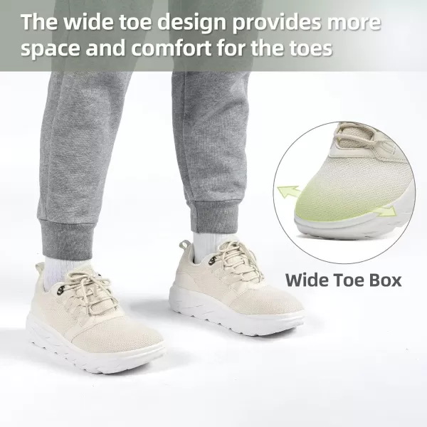 OrthoComfoot Men's Orthopedic Diabetic Wide Walking Shoes: Comfortable Plantar Fasciitis Fashion Sneakers with Arch Support for Hammer Toes, Casual Swollen Shoes for Heel and Foot Pain Relief