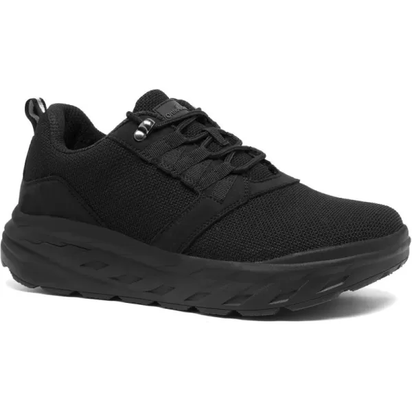 OrthoComfoot Men's Orthopedic Diabetic Wide Walking Shoes: Comfortable Plantar Fasciitis Fashion Sneakers with Arch Support for Hammer Toes, Casual Swollen Shoes for Heel and Foot Pain Relief