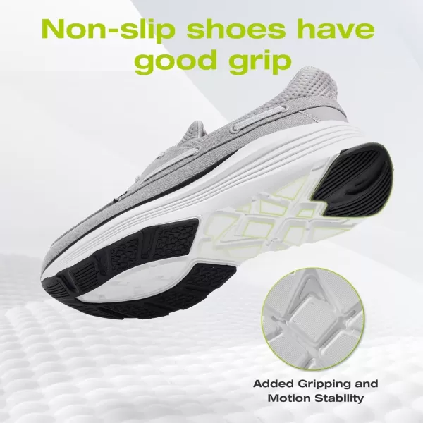 OrthoComfoot Men's Orthopedic Hands Free Slip-in Loafers: Comfortable Arch Support Loafers for Plantar Fasciitis, Casual Walking Shoes with Cushion Thick Sole for Foot and Heel Pain Relief