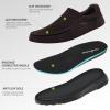 imageOrthoComfoot Mens Orthopedic Slip On Loafers Walking Shoes with Arch Support Suede Leather Dress SlipOns Loafers for Plantar Fasciitis Comfortable NonSlip Shoes for Foot and Heel Pain ReliefW3coffee