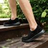 imageOrthoComfoot Mens Orthopedic Slip On Loafers Walking Shoes with Arch Support Suede Leather Dress SlipOns Loafers for Plantar Fasciitis Comfortable NonSlip Shoes for Foot and Heel Pain ReliefW1black