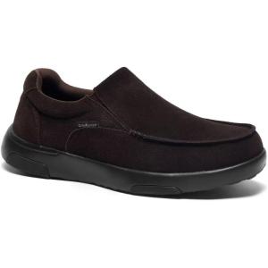 imageOrthoComfoot Mens Orthopedic Slip On Loafers Walking Shoes with Arch Support Suede Leather Dress SlipOns Loafers for Plantar Fasciitis Comfortable NonSlip Shoes for Foot and Heel Pain ReliefW3coffee