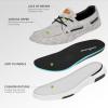 imageOrthoComfoot Mens Orthopedic SlipOn Loafers Walking Shoes Casual Canvas Plantar Fasciitis Loafers with Arch Support Comfortable Orthotic Shoes for Foot and Heel Pain ReliefW3light Grey