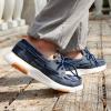 imageOrthoComfoot Mens Orthopedic SlipOn Loafers Walking Shoes Casual Canvas Plantar Fasciitis Loafers with Arch Support Comfortable Orthotic Shoes for Foot and Heel Pain ReliefW1denim