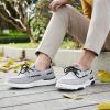 imageOrthoComfoot Mens Orthopedic SlipOn Loafers Walking Shoes Casual Canvas Plantar Fasciitis Loafers with Arch Support Comfortable Orthotic Shoes for Foot and Heel Pain ReliefW3light Grey