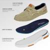 imageOrthoComfoot Mens Orthopedic SlipOn Loafers Walking Shoes Casual Canvas Plantar Fasciitis Loafers with Arch Support Comfortable Orthotic Shoes for Foot and Heel Pain ReliefW4khaki